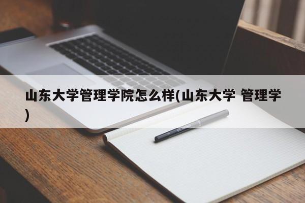 山东大学管理学院怎么样(山东大学 管理学)
